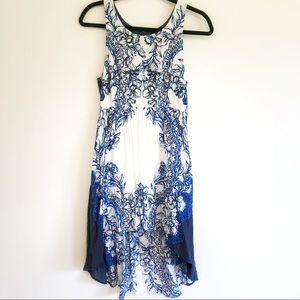 Free People Indigo Russian High-Low Dress